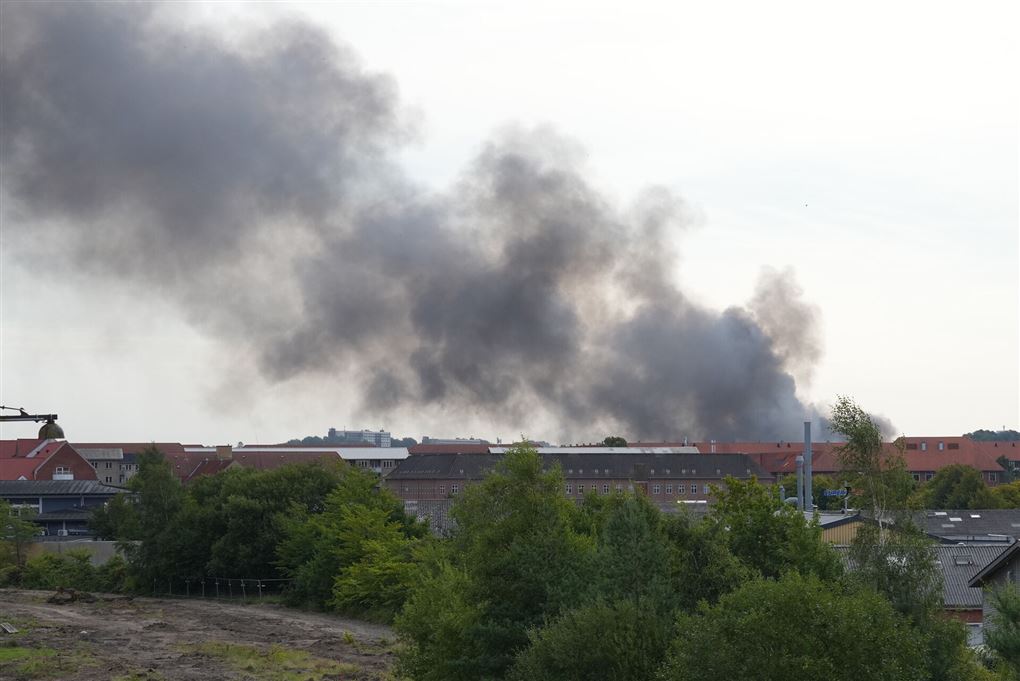 røg fra brand
