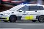 Politibil i udrykning