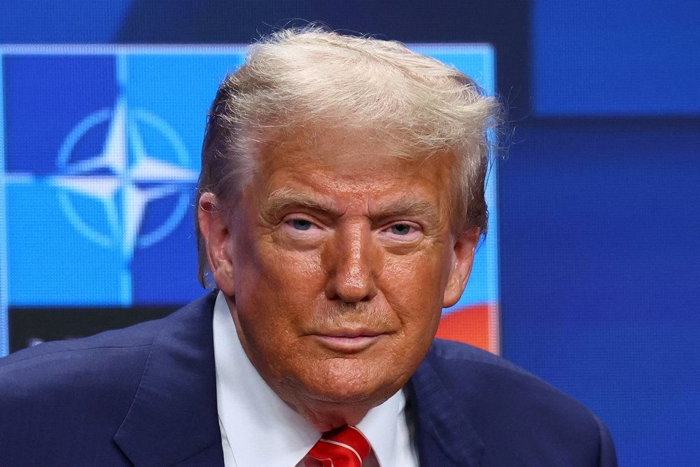 Trumps ansigt
